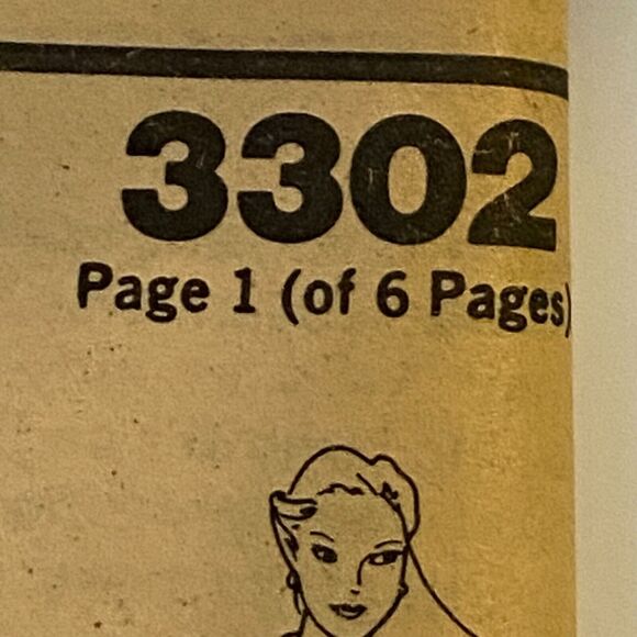 Vtg Butterick 3302 Pants Skirt Pattern16 Miss Long Modest Classy Minimalist - Picture 5 of 6